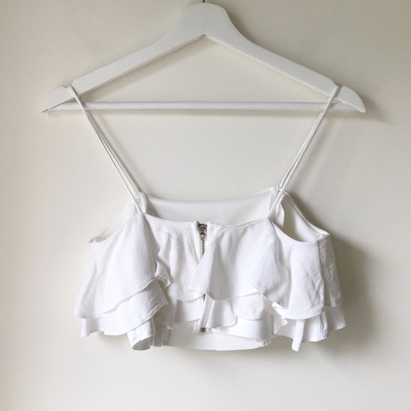 Zara Ruffle cropped top - Picture 8 of 12
